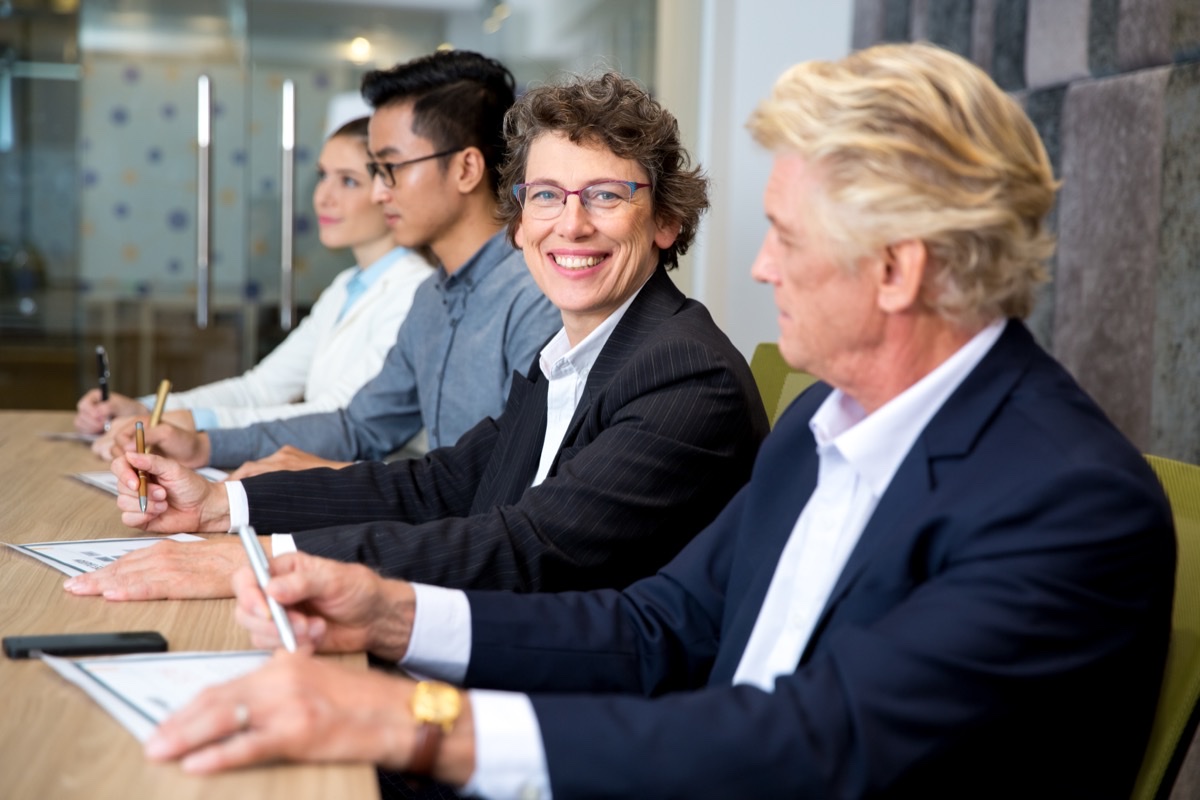 Learnato founders reviewing a training programme together