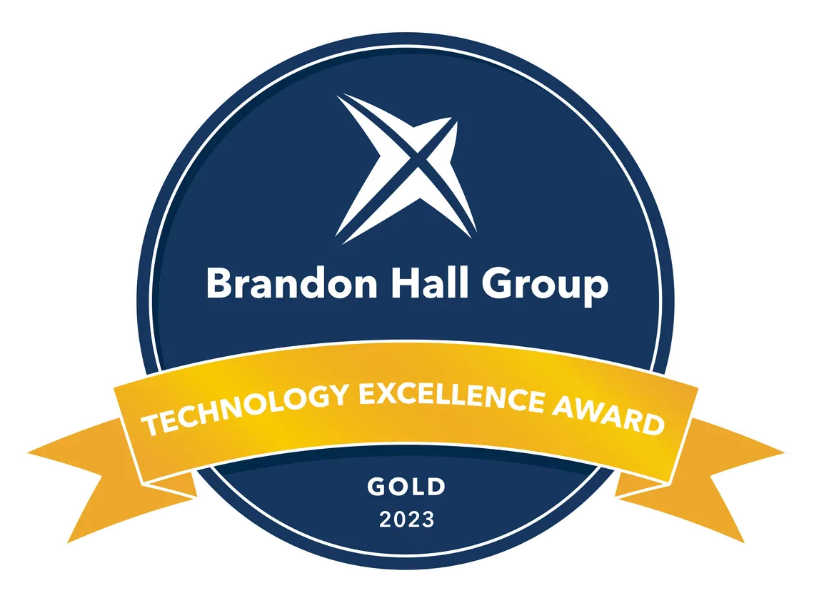 Brandon Hall Group Technology Excellence Award, Gold
