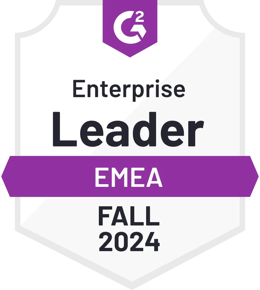 G2 Enterprise Leader EMEA, Fall 2024